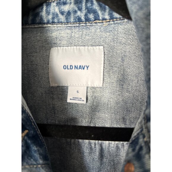 Old Navy Light Wash Denim Jacket Womens S Stylish Casual - Picture 3 of 7
